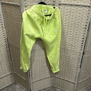 Nike Lime Green Joggers XL